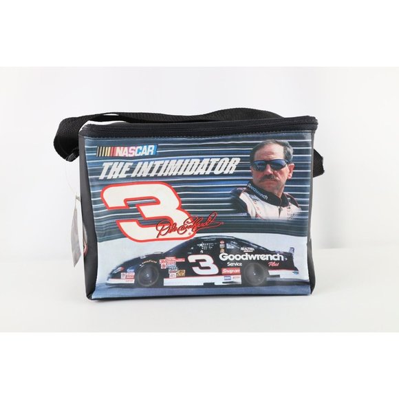 NOS Vintage NASCAR Dale Earnhardt Insulated Cooler Bag Lunch Box 12 Pack - Picture 1 of 12